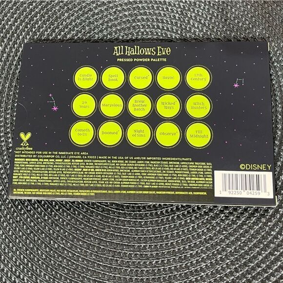 ColourPop Hocus Pocus 2 All Hallows Eve Pressed Powder Palette NWT - Picture 8 of 13